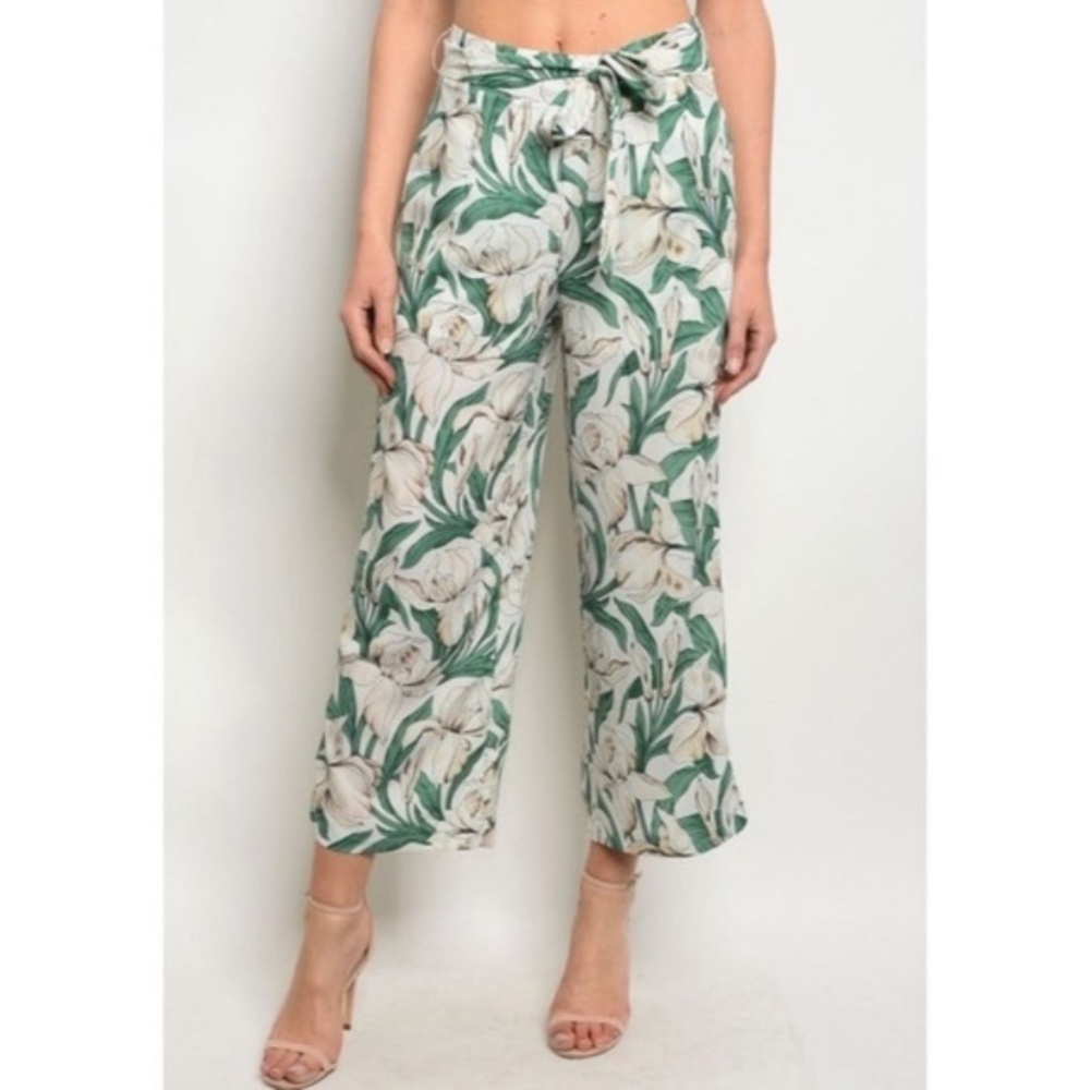 Women's Tropical Cropped  Pants